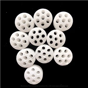 Minge din ceramică din alumină cu bilă perforată pentru umplere