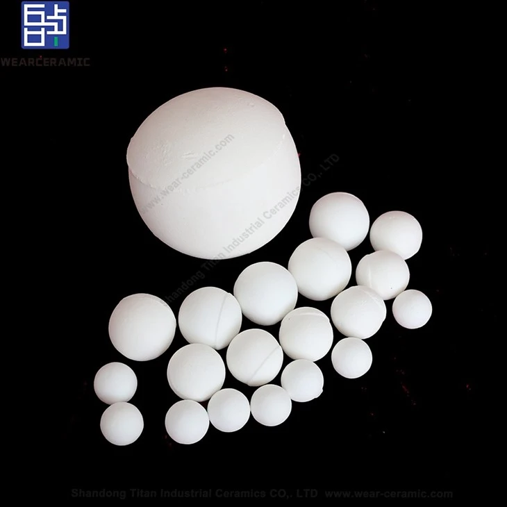 Ceramic Aluminium Grinding Balls With High Smashing Efficiency