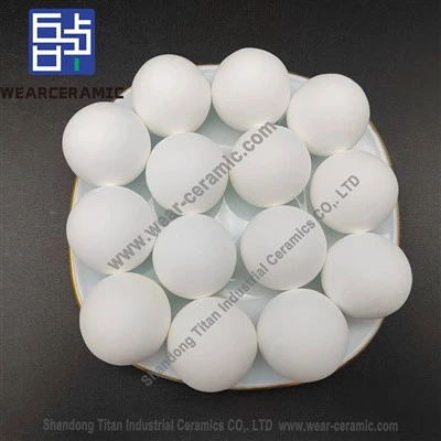Bile inerte din alumină ceramică de ambalare turn